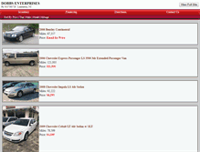 Tablet Screenshot of dobbsmotors.net